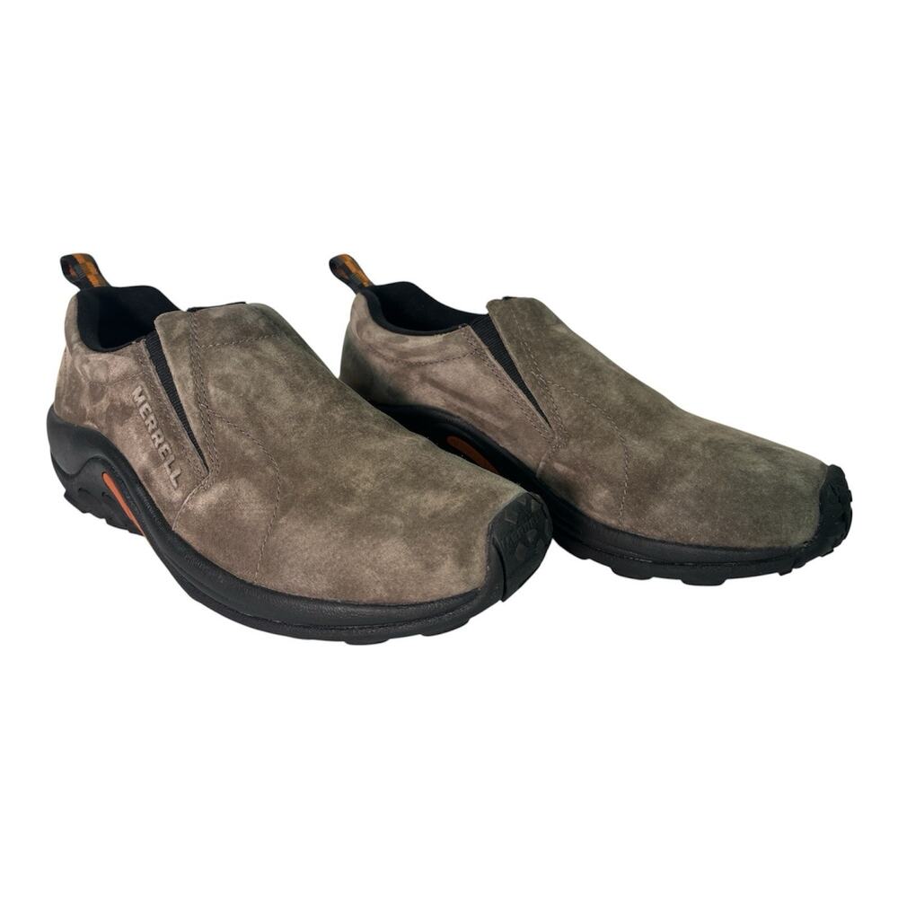 Merrell Jungle Moc J60787 Mens Size US 9.5 Gunsmoke Suede Comfort Slip-On Shoes